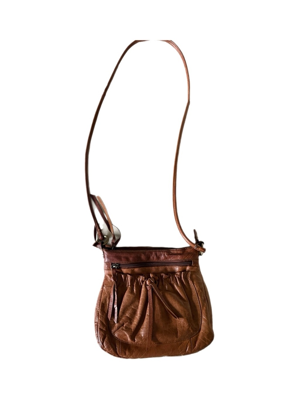 Fossil Vintage Brown Leather Crossbody Bag - Women